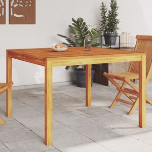 Wallplus Ltd Garden Dining Table 110x110x75 cm Solid Wood Acacia