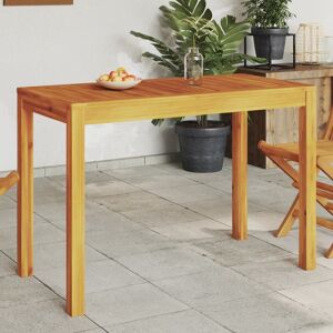 Wallplus Ltd Garden Dining Table 110x55x75 cm Solid Wood Acacia