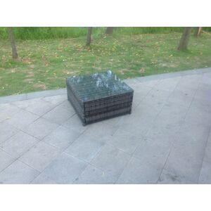 HOME AND GARDEN FURNITURE LIMITED 4 Color Square Rattan Coffee Tea Table Outdoor Garden Furniture Accessory Patio - Dark Grey HOME AND GARDEN FURNITURE LIMITED 4 Color Square Rattan Coffee Tea Table Outdoor Garden Furniture Accessory Patio - Dark Grey