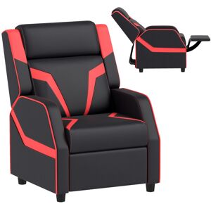 MHSTAR UK LTD AIYAPLAY Kids Chair, 2 in 1 Toddler Armchair Recliner with Backrest, Armrest, Footrest, PU Leather Kid Armchair for Playroom, Bedroom, Living Room, Bl