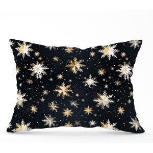 WRT Ltd Silver Gold Snowflake Pattern Cushions - 33cm x 48cm WRT Ltd Silver Gold Snowflake Pattern Cushions - 33cm x 48cm
