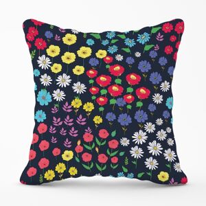 WRT Ltd Multicoloured Flower Pattern Outdoor Cushion - 45cm x 45cm WRT Ltd Multicoloured Flower Pattern Outdoor Cushion - 45cm x 45cm