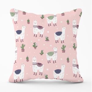 WRT Ltd Happy Lama Cushions - 45cm x 45cm WRT Ltd Happy Lama Cushions - 45cm x 45cm