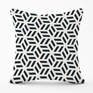 WRT Ltd Geometric Monochrome Hexagonal Pattern Outdoor Cushion - 45cm x 45cm WRT Ltd Geometric Monochrome Hexagonal Pattern Outdoor Cushion - 45cm x 45cm