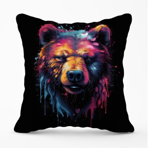 WRT Ltd Splashart Bear Face Cushions - 45cm x 45cm WRT Ltd Splashart Bear Face Cushions - 45cm x 45cm