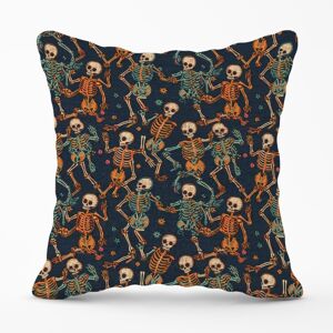 WRT Ltd Dancing Skeletons Outdoor Cushion - 45cm x 45cm WRT Ltd Dancing Skeletons Outdoor Cushion - 45cm x 45cm