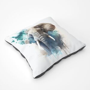 WRT Ltd Majestic Elephant Splashart Floor Cushion WRT Ltd Majestic Elephant Splashart Floor Cushion