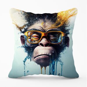 WRT Ltd Monkey Splashart Cushions - 45cm x 45cm WRT Ltd Monkey Splashart Cushions - 45cm x 45cm