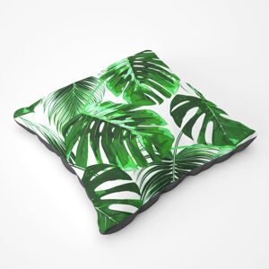 WRT Ltd Tropical Jungle Leaf Pattern Floor Cushion WRT Ltd Tropical Jungle Leaf Pattern Floor Cushion