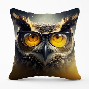 WRT Ltd Owl Splashart Outdoor Cushion - 45cm x 45cm WRT Ltd Owl Splashart Outdoor Cushion - 45cm x 45cm
