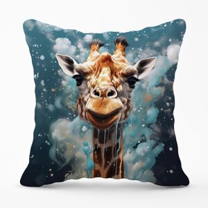 WRT Ltd Splashart Giraffe Face Outdoor Cushion - 45cm x 45cm WRT Ltd Splashart Giraffe Face Outdoor Cushion - 45cm x 45cm