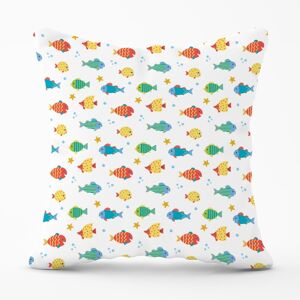 WRT Ltd Swimming Fish Outdoor Cushion - 45cm x 45cm WRT Ltd Swimming Fish Outdoor Cushion - 45cm x 45cm
