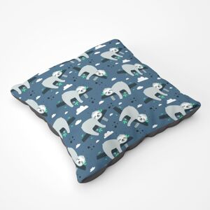 WRT Ltd Sleeping Sloth Pattern Floor Cushion WRT Ltd Sleeping Sloth Pattern Floor Cushion
