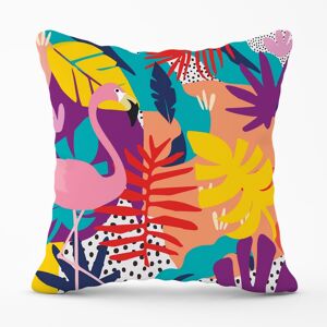 WRT Ltd Tropical Flamingoes Outdoor Cushion - 45cm x 45cm WRT Ltd Tropical Flamingoes Outdoor Cushion - 45cm x 45cm
