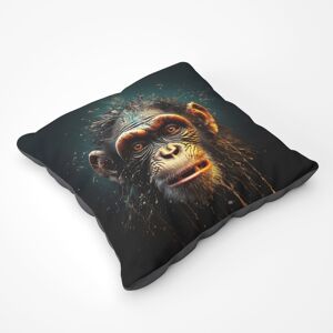 WRT Ltd Splashart Monkey Face Floor Cushion WRT Ltd Splashart Monkey Face Floor Cushion
