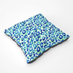 WRT Ltd Watercolour Leopard Print Floor Cushion WRT Ltd Watercolour Leopard Print Floor Cushion