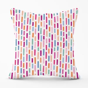 WRT Ltd Vertical Abstract Brush Pattern Outdoor Cushion - 45cm x 45cm WRT Ltd Vertical Abstract Brush Pattern Outdoor Cushion - 45cm x 45cm