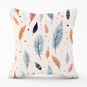 WRT Ltd Pastel Feather Pattern Cushions - 45cm x 45cm WRT Ltd Pastel Feather Pattern Cushions - 45cm x 45cm