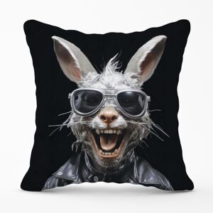 WRT Ltd Funky Rabbit Face Outdoor Cushion - 45cm x 45cm WRT Ltd Funky Rabbit Face Outdoor Cushion - 45cm x 45cm
