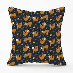 WRT Ltd Cute Sloths Outdoor Cushion - 45cm x 45cm WRT Ltd Cute Sloths Outdoor Cushion - 45cm x 45cm