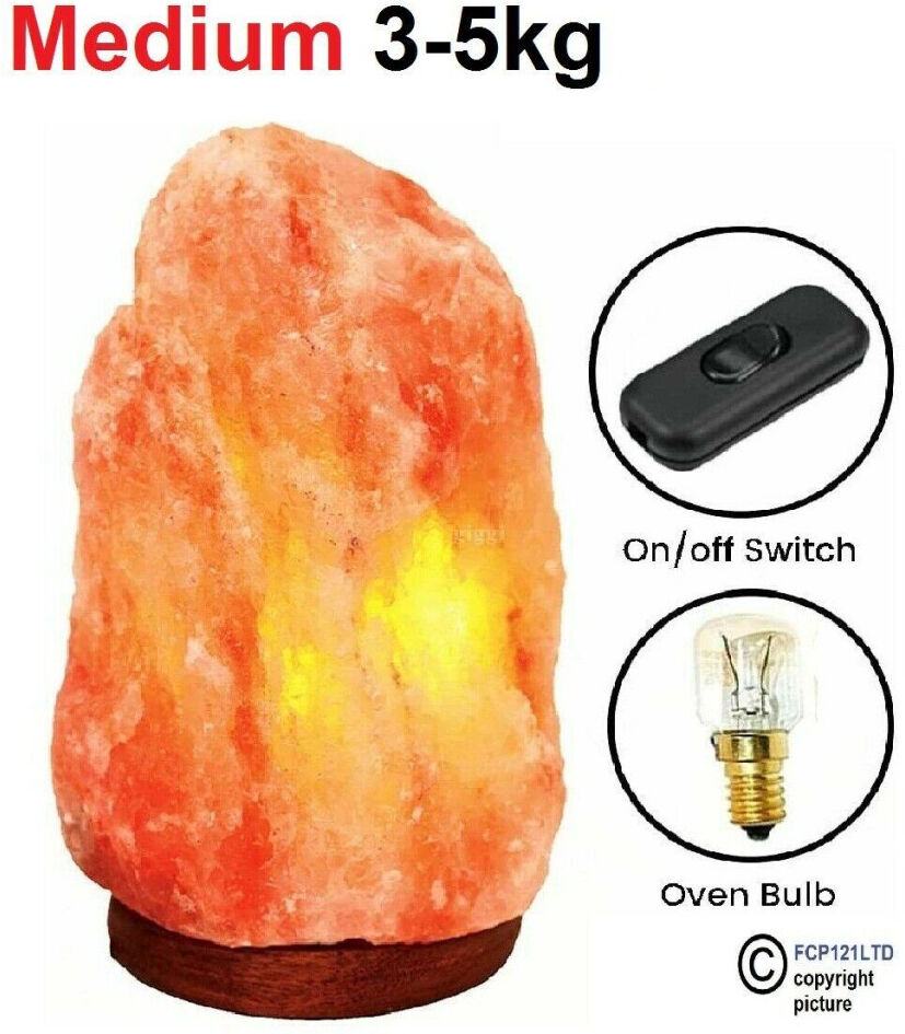 MantraRaj Infotech LTD. Himalayan Crystal Rock Salt Lamp (2-3 Kg)