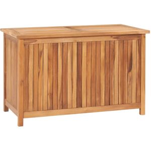 Wallplus Ltd Garden Storage Box 90x50x58 cm Solid Teak Wood