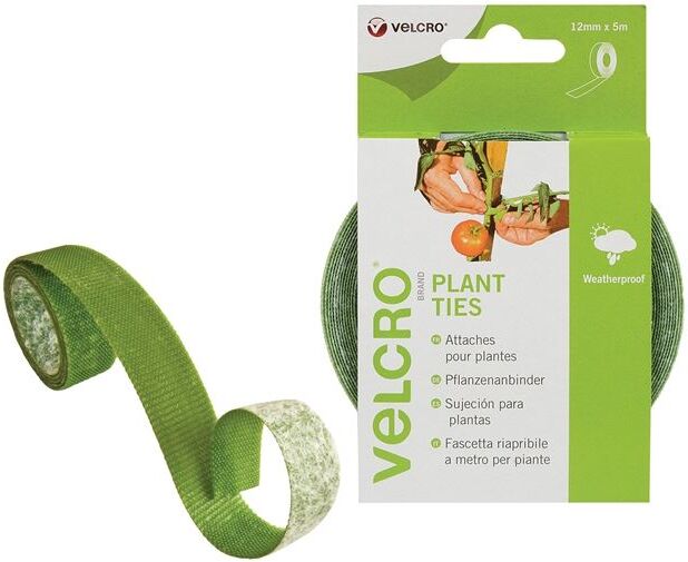 GHB Traders Limited VELCRO� Brand ONE-WRAP� Plant Ties 12mm x 5m Green VEL60202