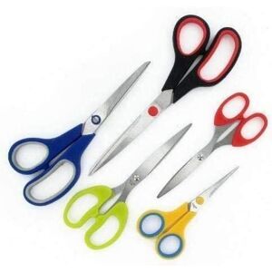 MantraRaj Infotech LTD. 5PC Stainless Steel Sharp Blade Scissors Controlled Cutting Kitchen Craft