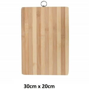 MantraRaj Infotech LTD. MantraRaj Natural Bamboo Wooden Chopping Board Bamboo Chopping Cutting Board Food Preparation Suitable for Cutting Vegetables, Fruits, Cheese, Mea