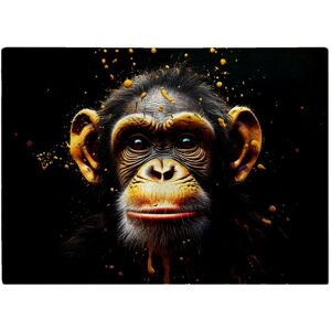 WRT Ltd Splashart Cheeky Chimp Face Glass Chopping Board WRT Ltd Splashart Cheeky Chimp Face Glass Chopping Board