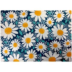 WRT Ltd Camomile Flowers Glass Chopping Board WRT Ltd Camomile Flowers Glass Chopping Board