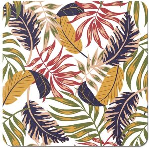 WRT Ltd Hawaiian Style Jungle Leaves Coasters WRT Ltd Hawaiian Style Jungle Leaves Coasters