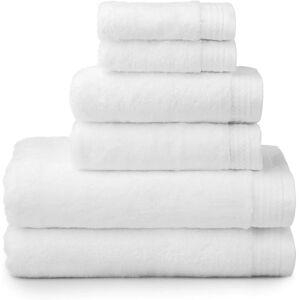 XS-Stock.com Ltd Welhome Luxury Towel Set 2 Bath 2 Hand 2 Face - White XS-Stock.com Ltd Welhome Luxury Towel Set 2 Bath 2 Hand 2 Face - White