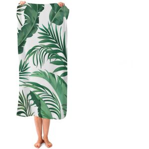 WRT Ltd Trendy Tropical Leaves Beach Towel WRT Ltd Trendy Tropical Leaves Beach Towel