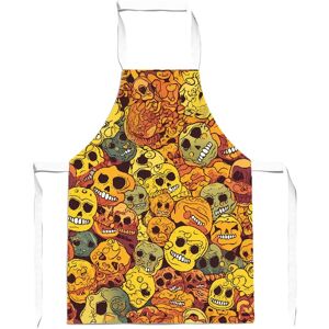 WRT Ltd Autumnal Skulls Pattern Apron - Children WRT Ltd Autumnal Skulls Pattern Apron - Children