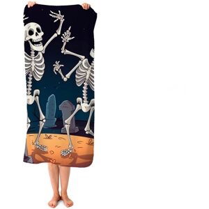 WRT Ltd Skeletons Dancing Beach Towel WRT Ltd Skeletons Dancing Beach Towel
