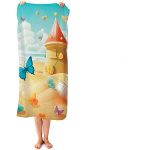 WRT Ltd Butterflies On A Beach Holiday Beach Towel WRT Ltd Butterflies On A Beach Holiday Beach Towel