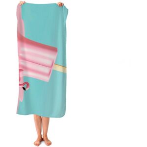 WRT Ltd Flamingo Ice Cream Beach Towel WRT Ltd Flamingo Ice Cream Beach Towel