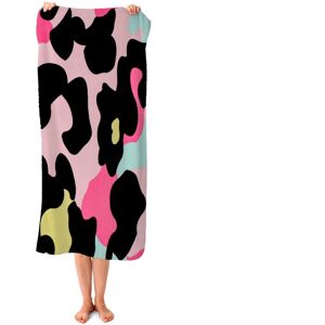 WRT Ltd Colourful Leopard Print Beach Towel WRT Ltd Colourful Leopard Print Beach Towel
