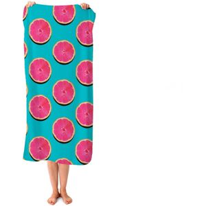 WRT Ltd Fruity Pattern Of Pink Grapefruit Beach Towel WRT Ltd Fruity Pattern Of Pink Grapefruit Beach Towel