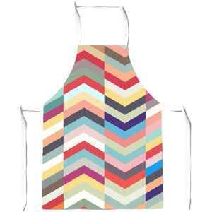 WRT Ltd Geometric Multi Colored Chevron Pattern Apron - Children WRT Ltd Geometric Multi Colored Chevron Pattern Apron - Children