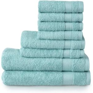 XS-Stock.com Ltd Welhome Towel Set 2 Bath 2 Hand 4 Face - Aqua XS-Stock.com Ltd Welhome Towel Set 2 Bath 2 Hand 4 Face - Aqua