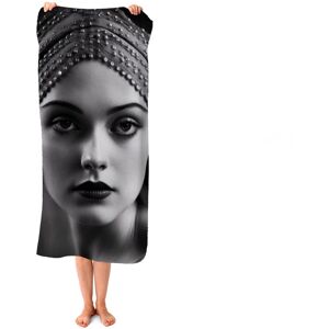 WRT Ltd Edwardian Ballerina Portrait Beach Towel WRT Ltd Edwardian Ballerina Portrait Beach Towel