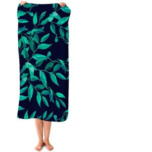 WRT Ltd Delicate Green Foliage Beach Towel WRT Ltd Delicate Green Foliage Beach Towel