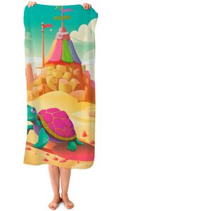 WRT Ltd Turtle On A Beach Holiday Beach Towel WRT Ltd Turtle On A Beach Holiday Beach Towel