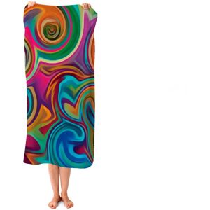 WRT Ltd Colourful Wave Pattern Beach Towel WRT Ltd Colourful Wave Pattern Beach Towel