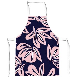WRT Ltd Pink Navy Floral Botanical Pattern Apron - Children WRT Ltd Pink Navy Floral Botanical Pattern Apron - Children