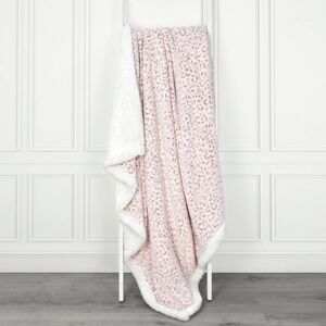 XS-Stock.com Ltd Hodge & Hodge Pink Leopard Print Blanket Throw Sherpa Fleece XS-Stock.com Ltd Hodge & Hodge Pink Leopard Print Blanket Throw Sherpa Fleece