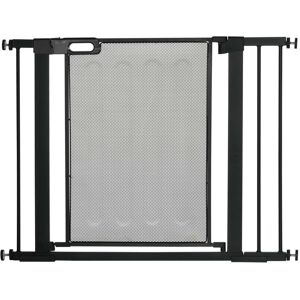 MHSTAR UK LTD PawHut Pressure Fit Safety Gate for Doorways, Dog Gate, 75-103 cm - Black
