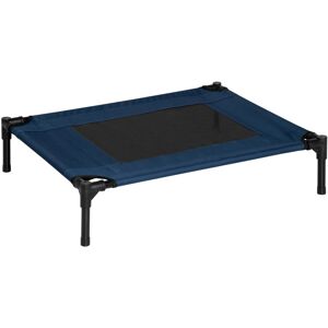 MHSTAR UK LTD PawHut Pet Puppy Raised Bed Cot Dog Cat Elevated Cots Trampoline Indoor Outdoor
